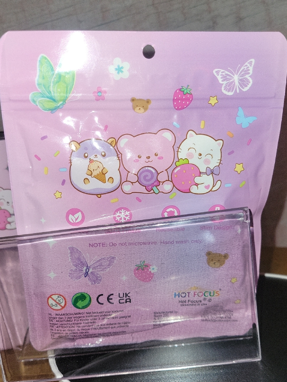 Kawaii Pink Tumbler And Ice Pack - Picture 7 of 11